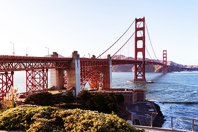 Golden Gate Bridge de San Francisco aux USA