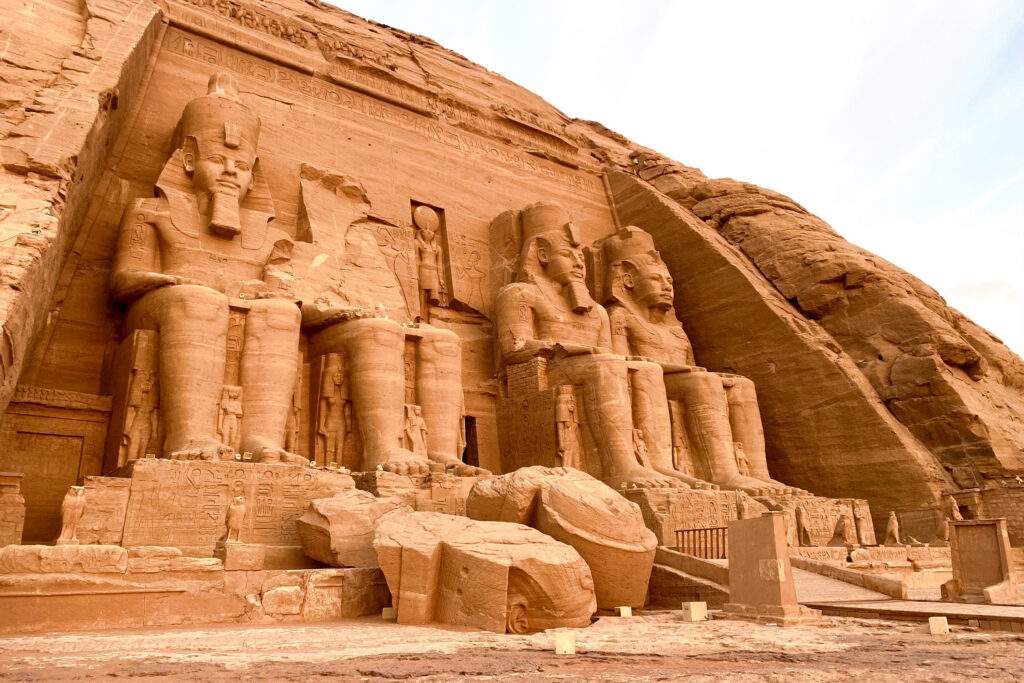 Temple d'Abu Simbel en Egypte